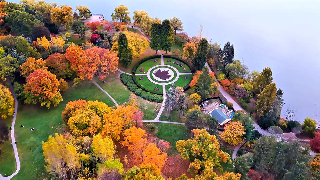 Stunning Maple Red Leaves in High Park | Fall Colors in Toronto, Canada || Magical Autumn 🍂