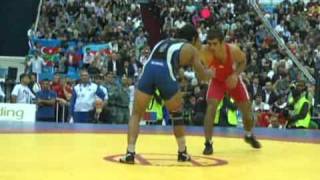 HASANOV Jabrayil (AZE) -- SUSHIL Kumar (IND) 
1/2 Finale