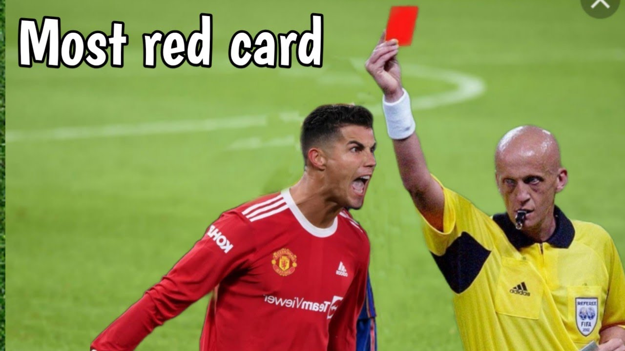 Wo0ow wo0ow 🤯 Top 20 players with the most red cards ♦️ YouTube
