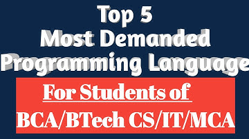 Top 5 Programming Language To Learn In 2020 | Most Demanded/Best 5 Programming Language To Learn