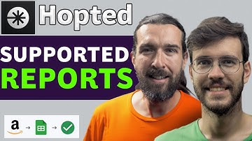 Which Amazon Reports Integrate Into Google Sheets With Hopted? Seller Central, Vendor Central, Ads