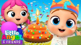 Happy Birthday Song with Baby John | Little Angel And Friends Kid Songs