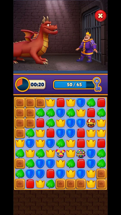 'The King’s Nightmare: Burned by the Fire Dragon!' royal match