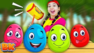 So Fun! Surprise Eggs  | Baby Funny Song & More |  BisKids World