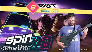 Spin Rhythm XD- Blackwater by RIOT (custom chart)- XD Difficulty, S Rank!