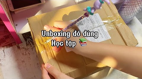 Unboxing đồ dùng học tập ✨ #unboxing #unbox #dđounghoctap #xuhướng #viral