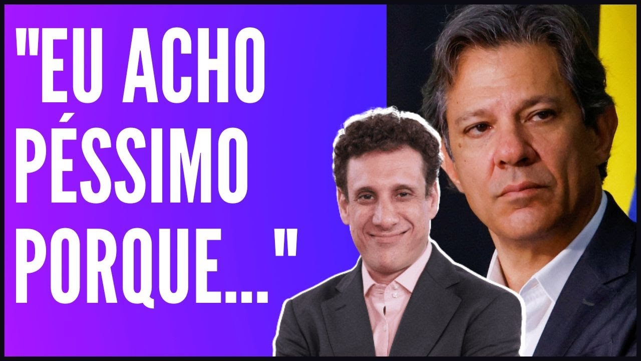 O QUE SAMY DANA ACHA DO FERNANDO HADDAD NA ECONOMIA? | Cara a Tapa ...