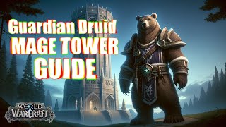 How to Complete Guardian Druid Mage Tower In 2 minutes! Guardian Druid Mage Tower Guide