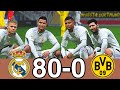 FIFA 23 - MESSI, RONALDO, MBAPPE, NEYMAR, ALL STARS  PLAY TOGETHER | REAL MADRID 80-0 DORTMUND