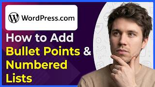 How to Add Bullet Points & Numbered Lists in Wordpress (Step-By-Step) [2026 Guide]