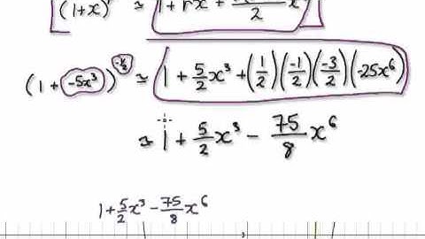 Video 1414 - Complicated Quadratic Approximation - Example