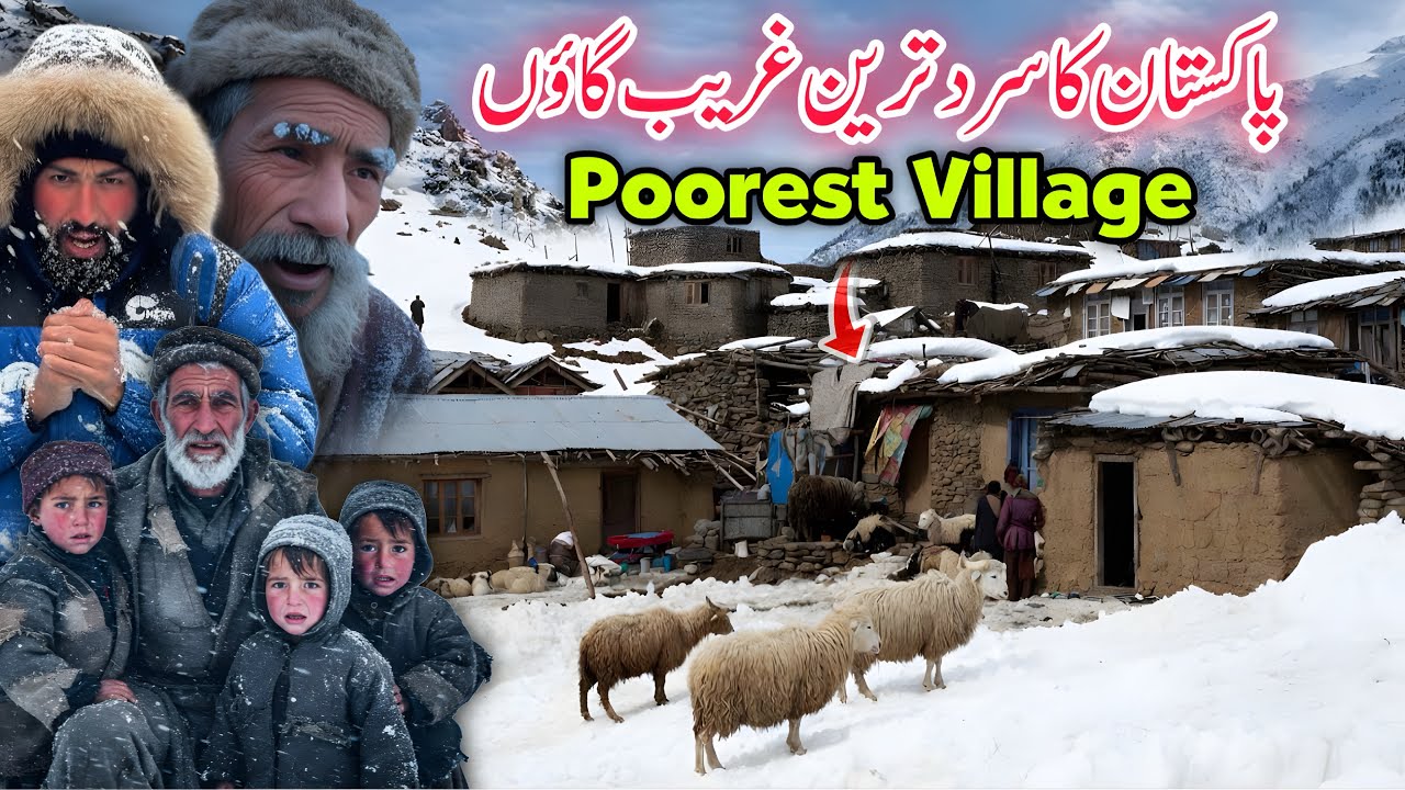 😨inside Pakistan's Coldest Poorest Village | Hardest Life 