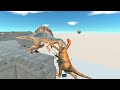 SPINOSAURUS on Cliff Edge vs ALL UNITS Animal Revolt Battle Simulator