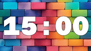 [ 15:00 ] Rainbow Bricks Countdown Timer