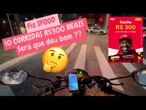 Promoção iFood: 10 Corridas por R$300! Vale a Pena? (Testei e Mostro Tudo!)