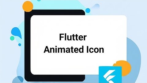 Flutter Animated Icon #appdevelopment #flutter