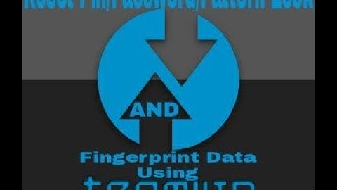 How To Reset Pin/Pattern/Password Lock & Fingerprint Data Using TWRP | Tutorial