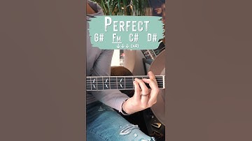Thumbnail of Perfect Ed Sheeran Guitar Lesson (No Capo) // Perfect Guitar Tutorial #Shorts