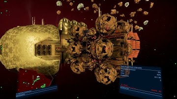 X4  Foundations: 7.5 Beta 6 - Testing terran destroyers vs a xenon SPP