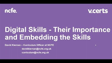 Digital Skills - Their Importance and Embedding the Skills
