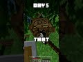 100 Days - [Minecraft Shorts] - Day 5 #minecraft #100days