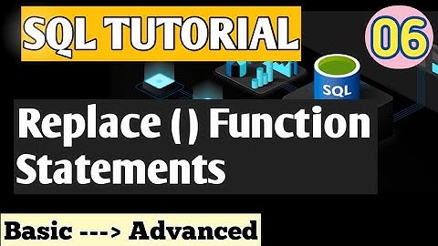 06 Replace function statements | Replacing rows with SET and WHERE clause in mysql #mysql