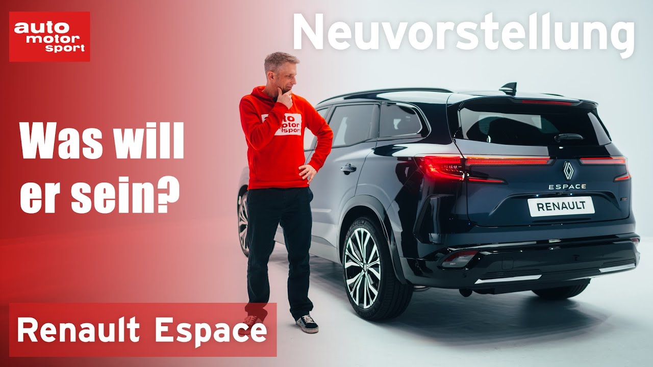 ⁣Renault Espace: Einst besonders, jetzt nur ein SUV von vielen! Neuvorstellung | auto motor und sport