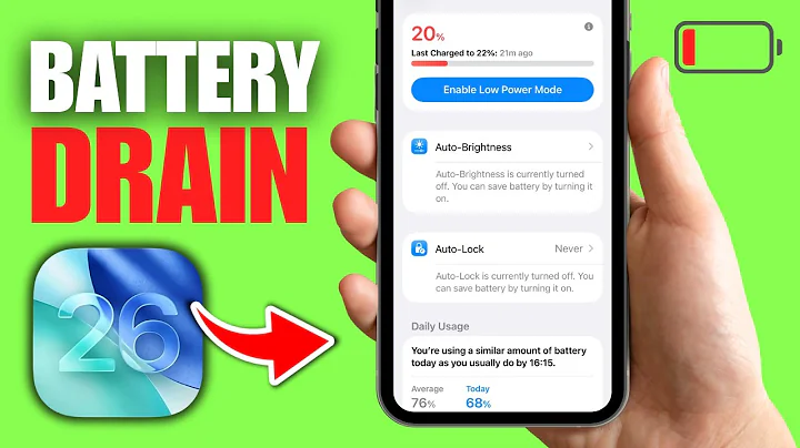 How To Fix iOS 26 DRAINING Battery On iPhone