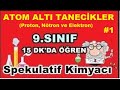 9.Sınıf | Atom altı tanecikler 1/4 | #tyt2024