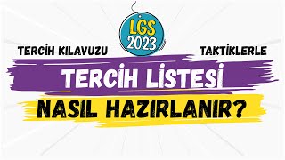 LGS 2023 Tercihler Nasıl Yapılacak? Tüm bilgiler - Taktikler