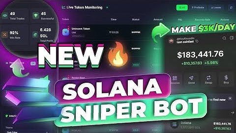 Is the NEW Solana Sniper BOT a GAME CHANGER for Crypto Traders? I Tested it (IT
