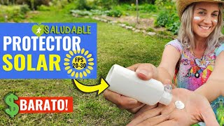 Natural Sunscreen ☀️ Prepare it in 5 minutes! ☀️ | Healthy and Economical! 💰