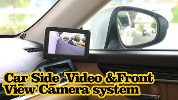 Car Side View Camera DVR System With 5Inch IPS Panel Digital Mirror Monitors CMS 720P Camera Sytem