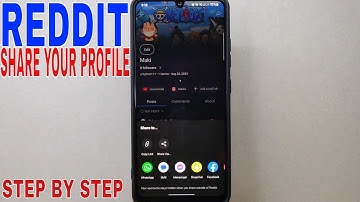 ✅  How To Share Your Reddit Profile 🔴
