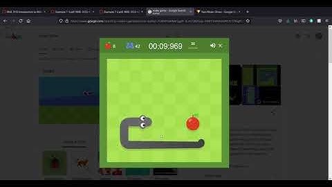 Google Snake Game Twin Mode | 25 Apples | Single Apple | Slow mode | Small