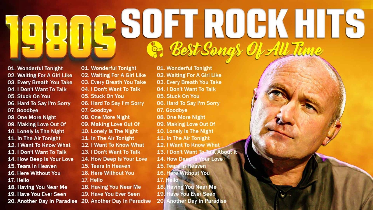 Lionel Richie, Phil Collins, Chicago, Bee Gees, Michael Bolton 📀 Top 100 Soft Rock Songs Of All Time