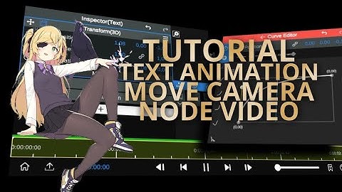 TUTORIAL my text animation and move cam - NODE VIDEO