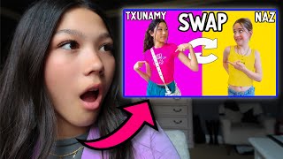 Reacting to Naz's Video *Swapping Styles* | Txunamy