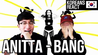 koreans react to anitta bang