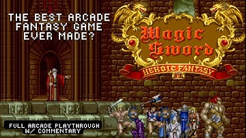Magic Sword (1990) Full Arcade Gameplay (with Commentary)