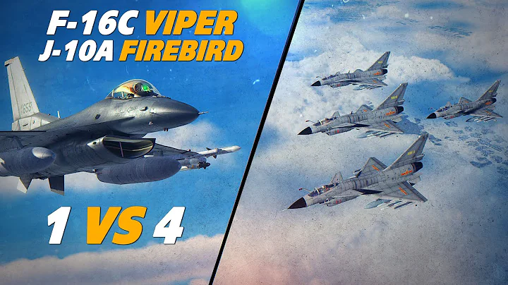 F-16C Viper Vs 4x J-10A Firebird | INTERCEPT | Digital Combat Simulator | DCS |