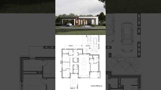 Дом 190 м2. Обзор планировки и 3Д визуализация #архитектор #архитектурнаястудия #планировкадома
