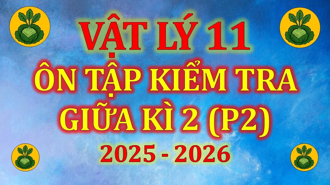 Vật Lí 11 - Ôn tập kiểm tra giữa kì 2 - 2025 2026 (P2)