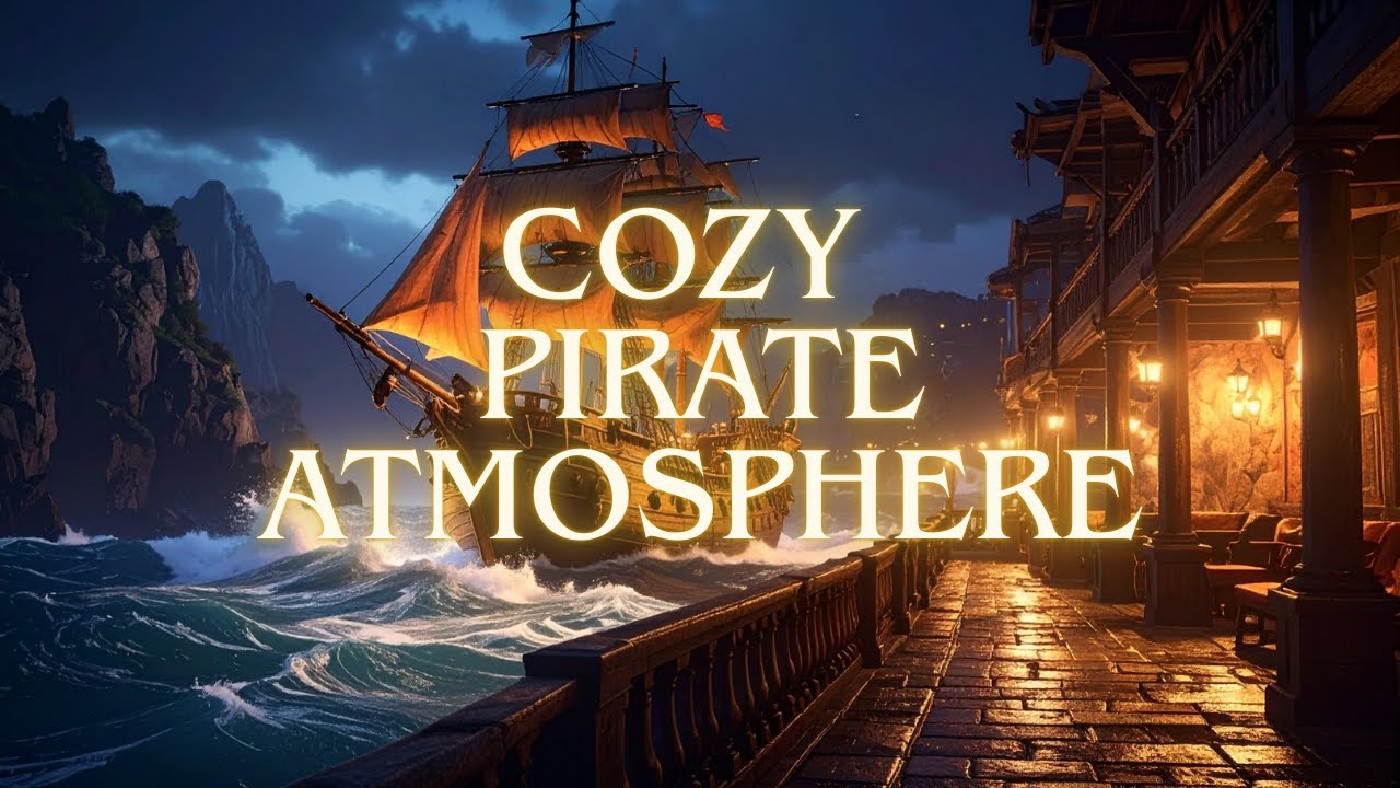 Уютная Атмосфера Пиратской Таверны | Морские Песни, Океан и Музыка для Концентрации и Релакса 📚