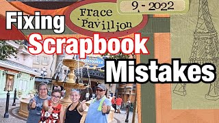 Fixing Scrapbook Mistakes