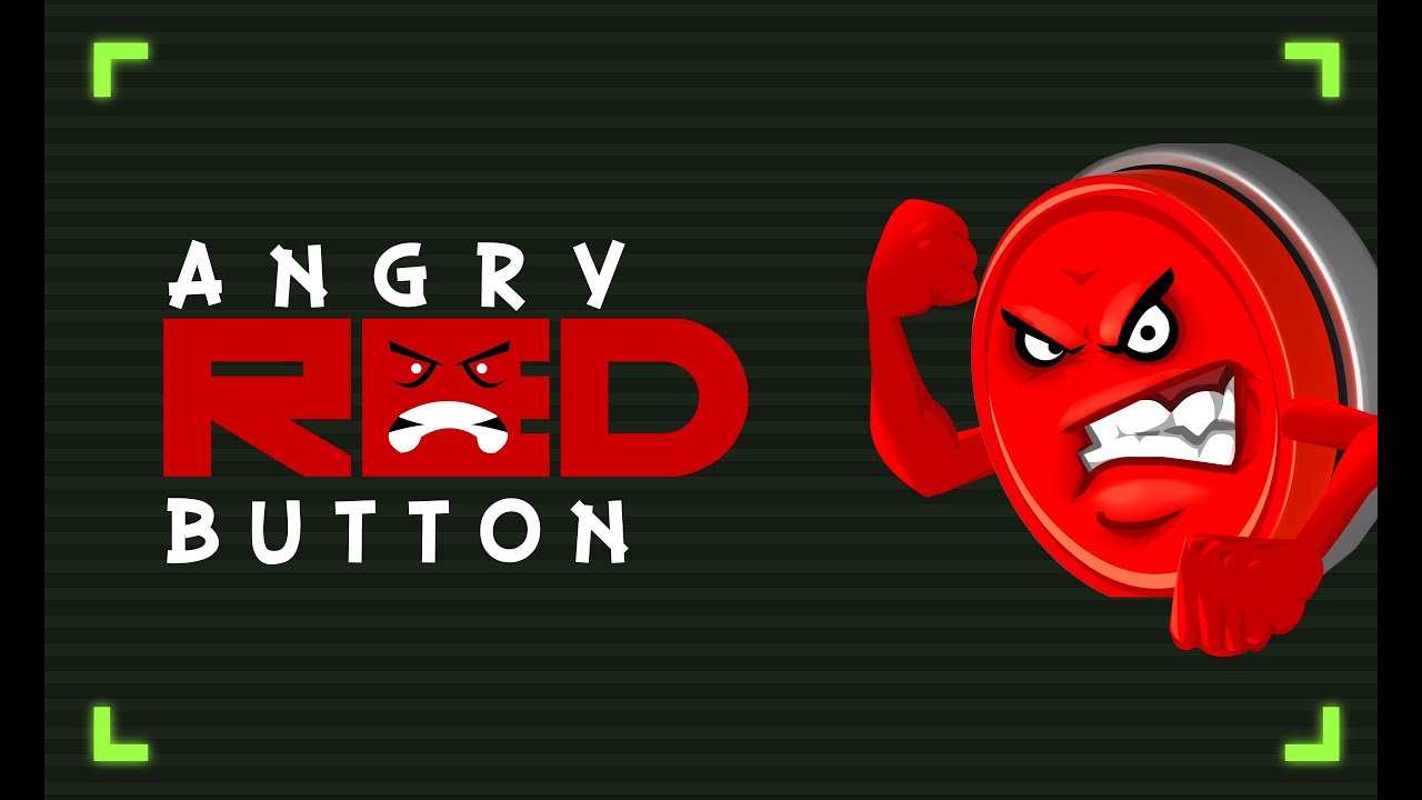 censored angry red button