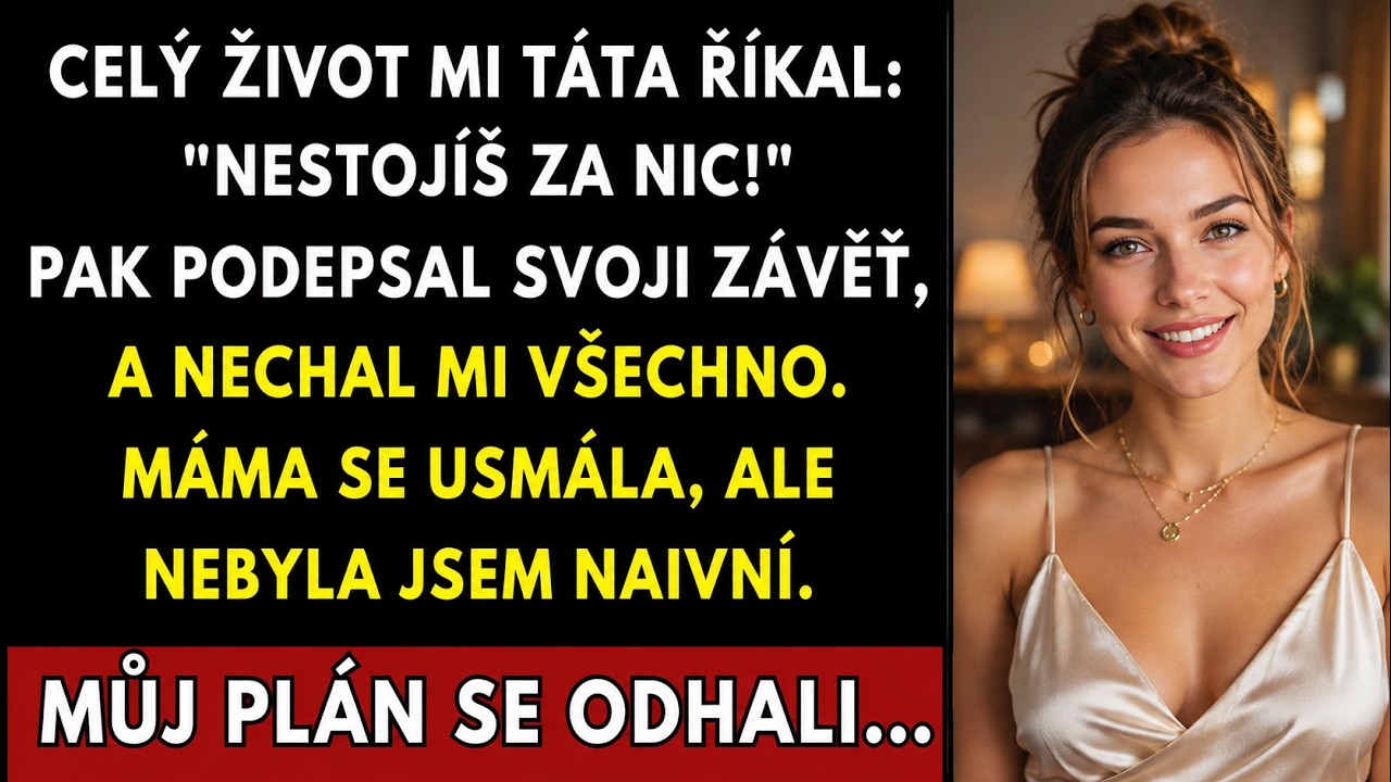 Na pohřbu mého otce mi právník podal dopis, který změnil úplně všechno. Zatímco se můj bratr Šimon dramaticky rozplakal na maminčině rameni, já svírala ten papír a snažila se neusmát. O den...