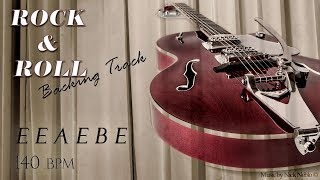 Video thumbnail of "Rock n Roll Guitar Backing Track Jam in E"