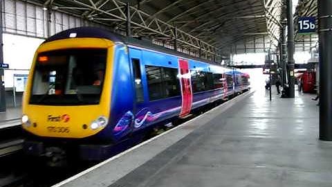 TPE 170306 departs Leeds with howl and horn (13/07/2009)