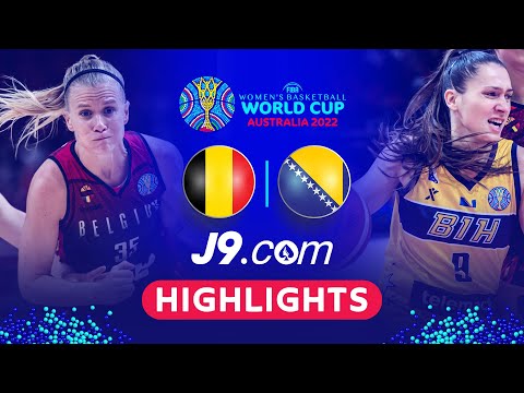 Belgium 🇧🇪 - Bosnia and Herzegovina 🇧🇦 | Game Highlights - #FIBAWWC 2022